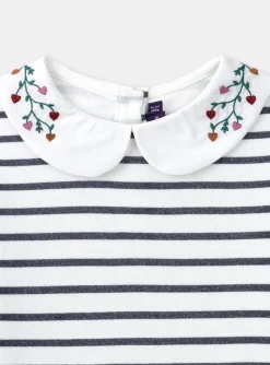 Shirt, T-shirt-Sergent Major Off white TEE SHIRT LS