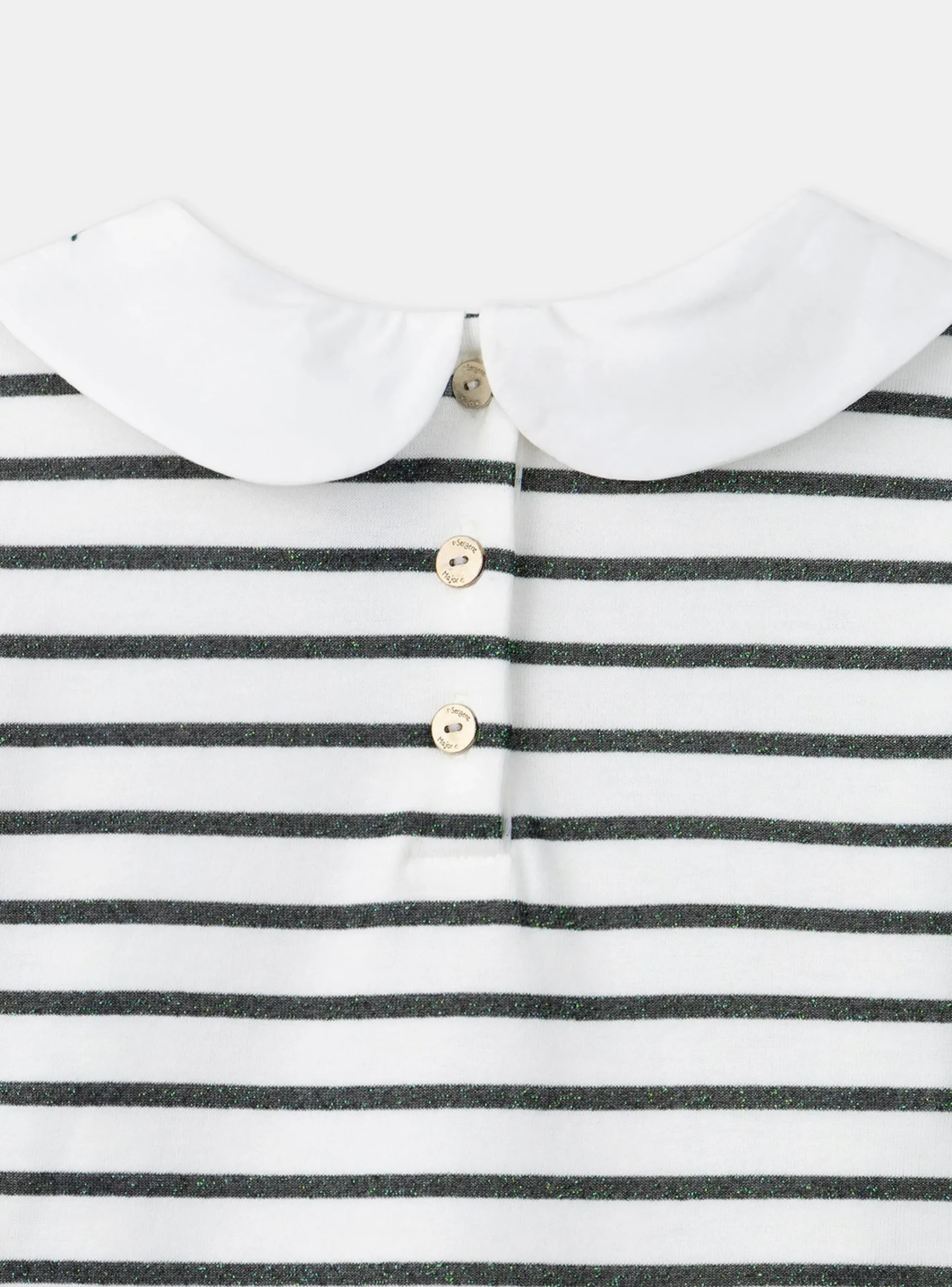 Shirt, T-shirt-Sergent Major Off white TEE SHIRT LS