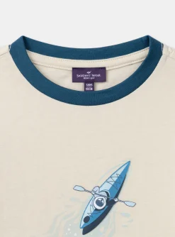 T-shirt, Polo Shirt-Sergent Major Off white TEE SHIRT LS