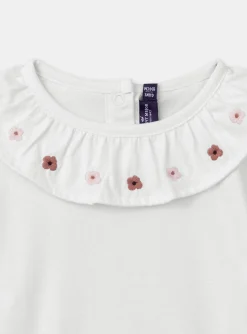 Shirt, T-shirt-Sergent Major Off white TEE SHIRT LS