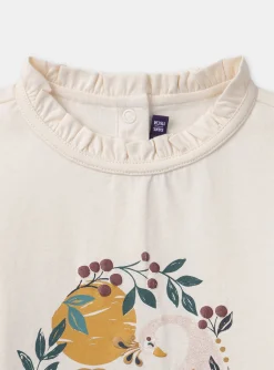 Shirt, T-shirt-Sergent Major off white TEE SHIRT LS