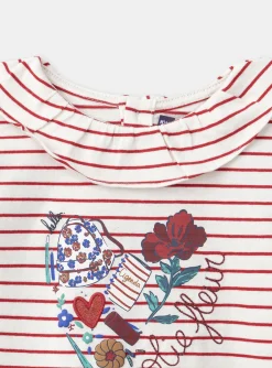 Shirt, T-shirt-Sergent Major Off white TEE SHIRT LS