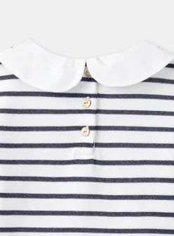 Shirt, T-shirt-Sergent Major Off white TEE SHIRT LS