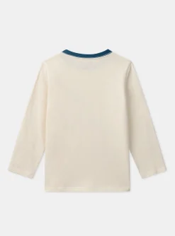 T-shirt, Polo Shirt-Sergent Major Off white TEE SHIRT LS