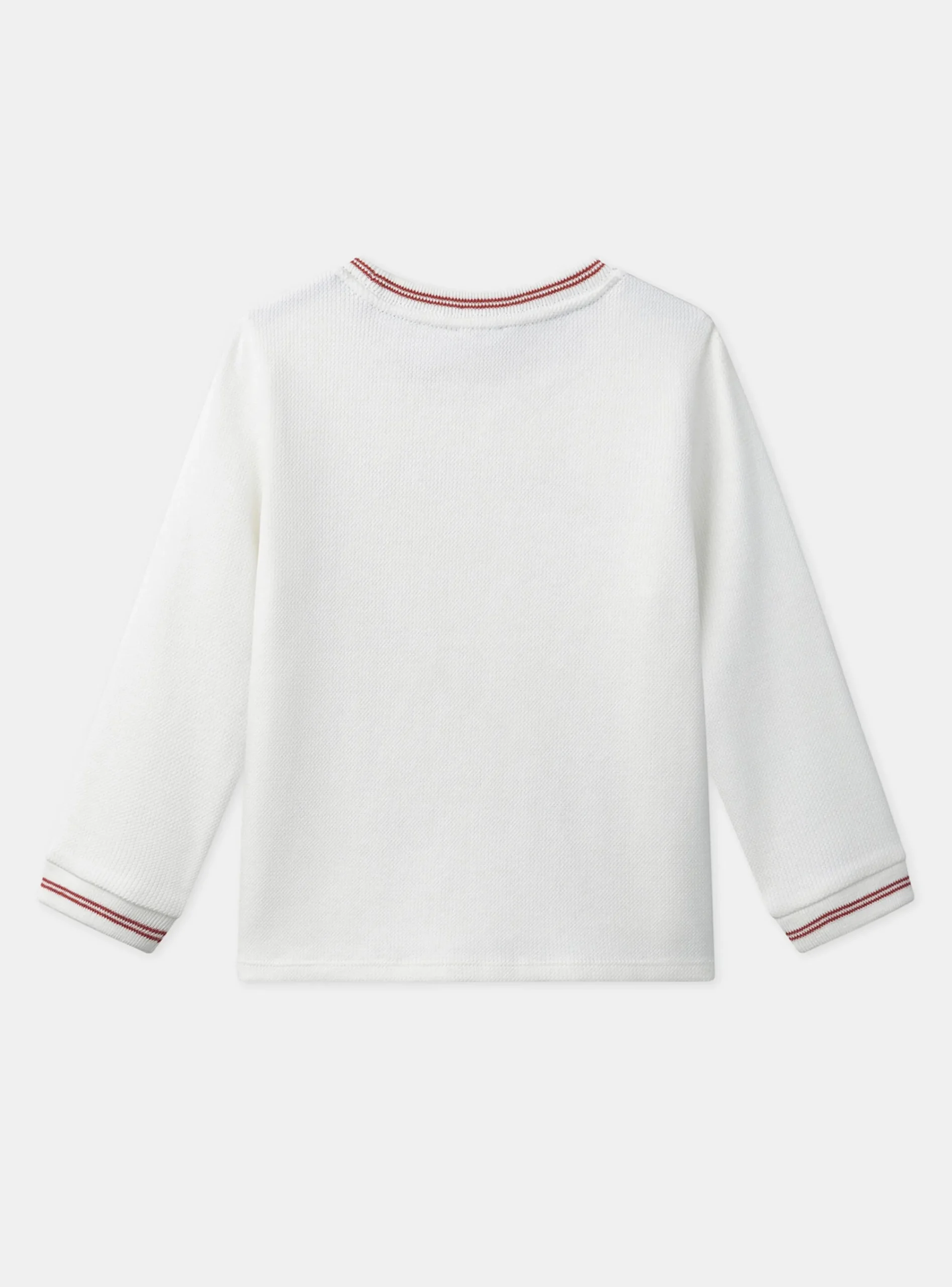 T-shirt, Polo Shirt-Sergent Major Off white TEE SHIRT LS