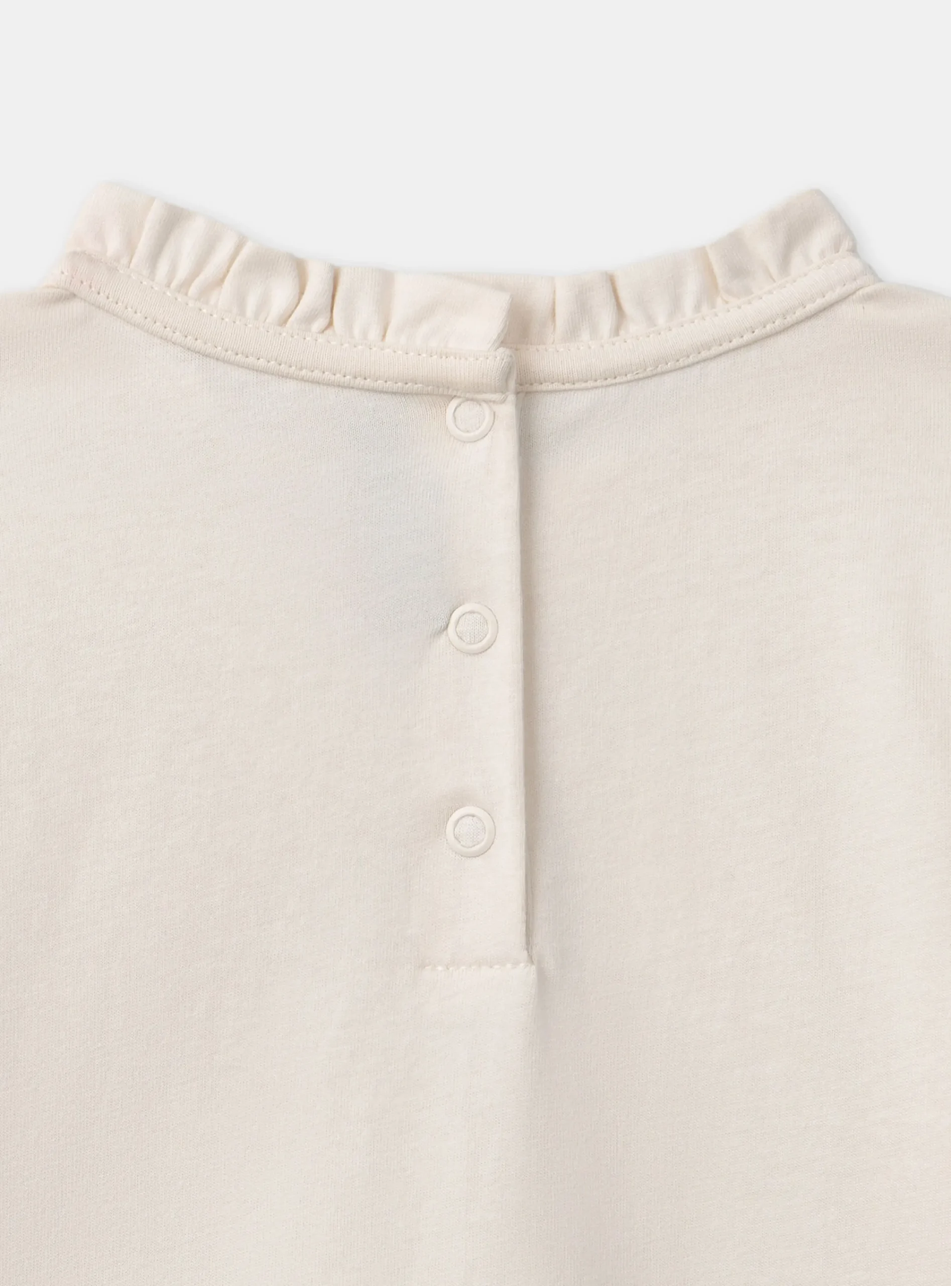 Shirt, T-shirt-Sergent Major off white TEE SHIRT LS