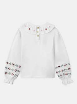 Shirt, T-shirt-Sergent Major Off white TEE SHIRT LS