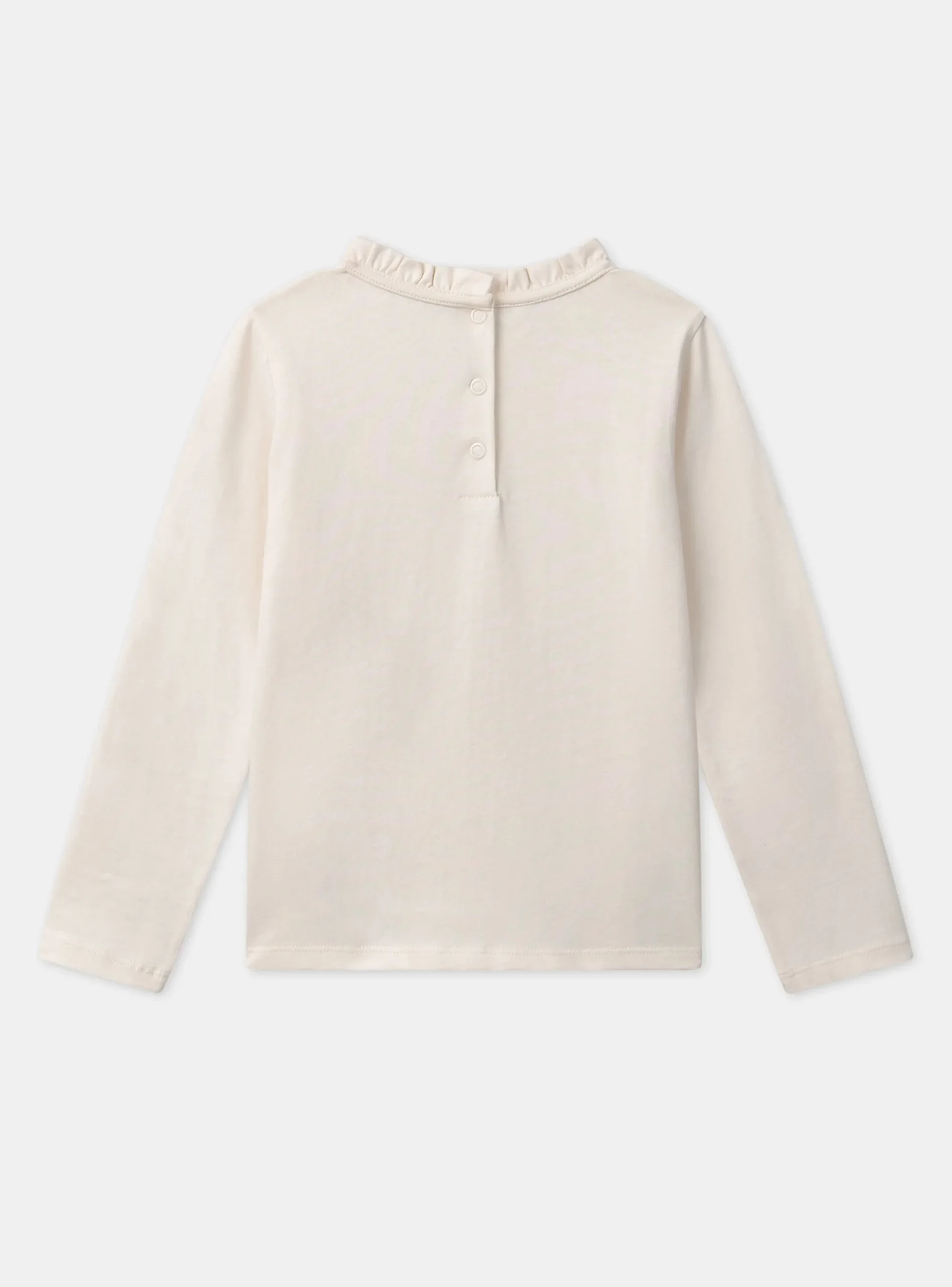 Shirt, T-shirt-Sergent Major off white TEE SHIRT LS
