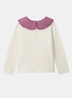 Shirt, T-shirt-Sergent Major Off white TEE SHIRT LS