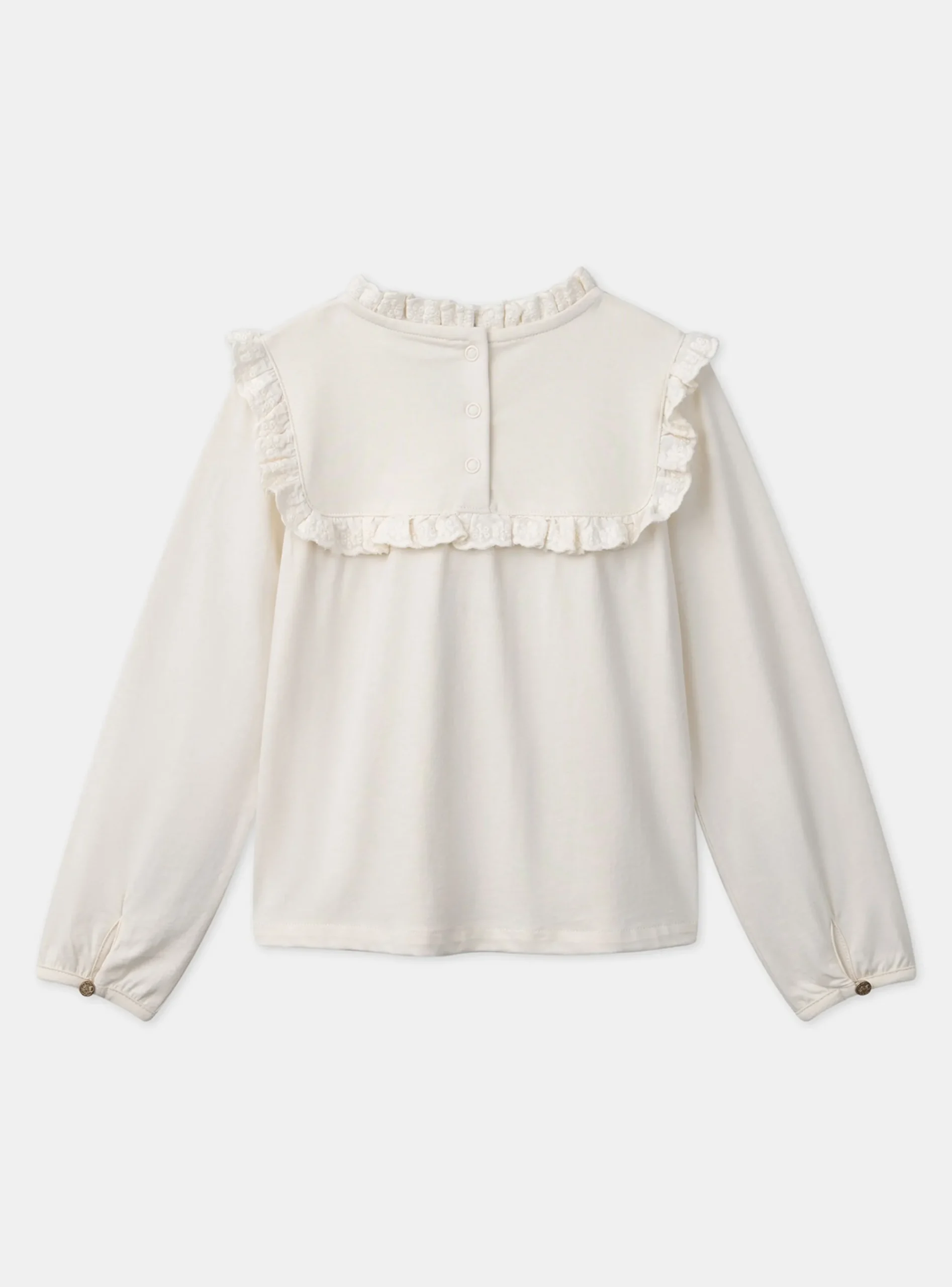 Shirt, T-shirt-Sergent Major off white TEE SHIRT LS