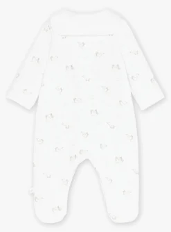 Baby Jumpsuits-Sergent Major Off-white bassinet in tubing