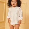Body | Body-Sergent Major Off-white body blouse with ruffles