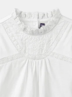 Body | Body-Sergent Major Off-white body blouse with ruffles