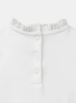 Body | Body-Sergent Major Off-white body blouse with ruffles