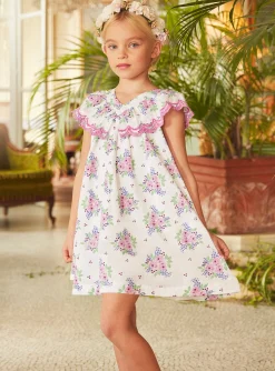 Dress-Sergent Major Off-white dress with roses