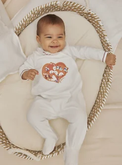 Pajamas & Rompers | Pajamas & Rompers-Sergent Major Off-white velvet romper