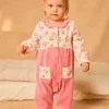Pajamas & Rompers | Pajamas & Rompers-Sergent Major Old rose BABYGROW