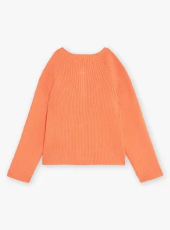 Knitwear, Sweater, Cardigan-Sergent Major Orange knitted cardigan