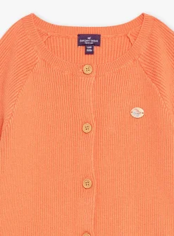 Knitwear, Sweater, Cardigan-Sergent Major Orange knitted cardigan