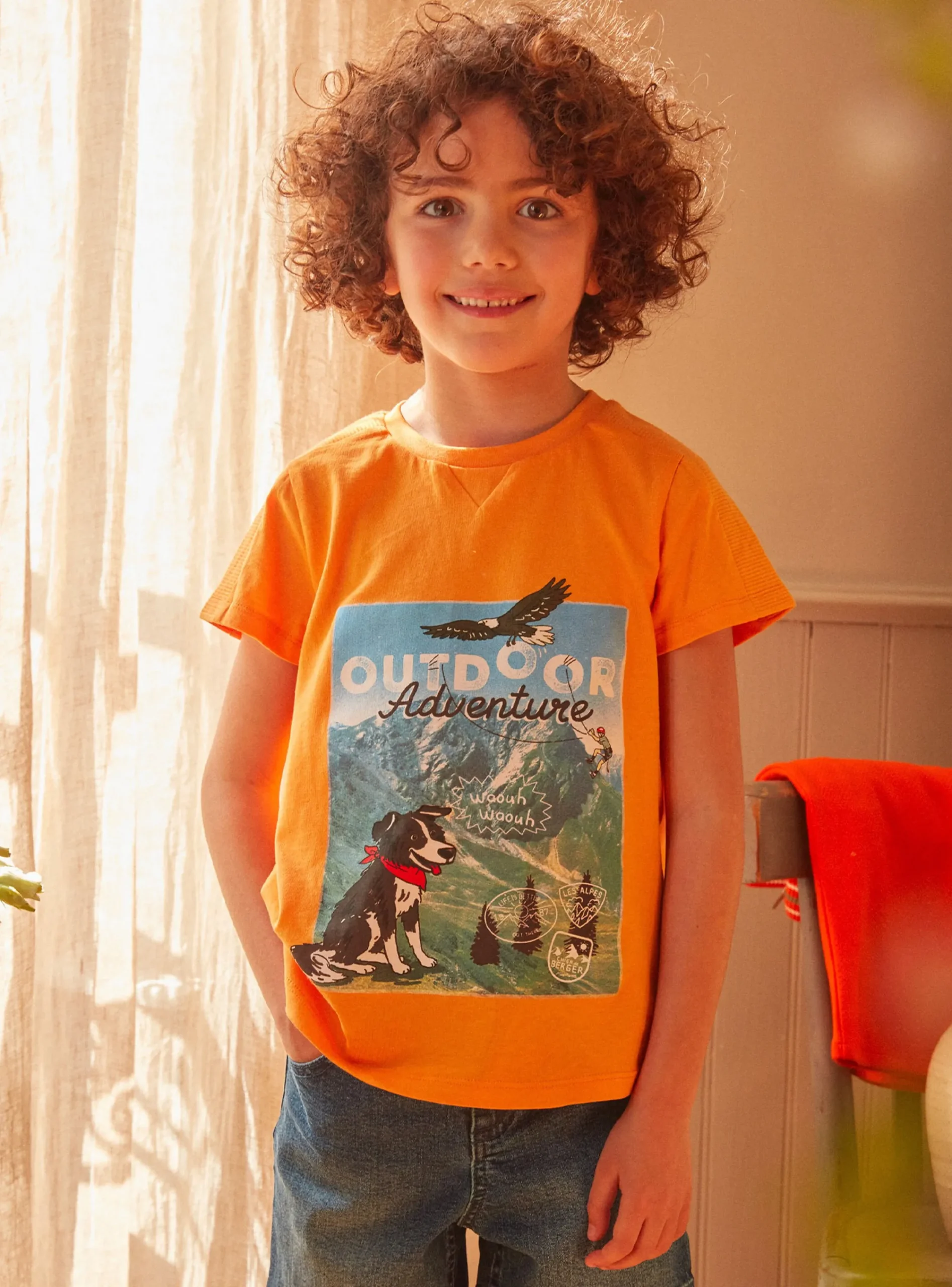 T-shirt, Polo Shirt-Sergent Major Orange TEE SHIRT SS
