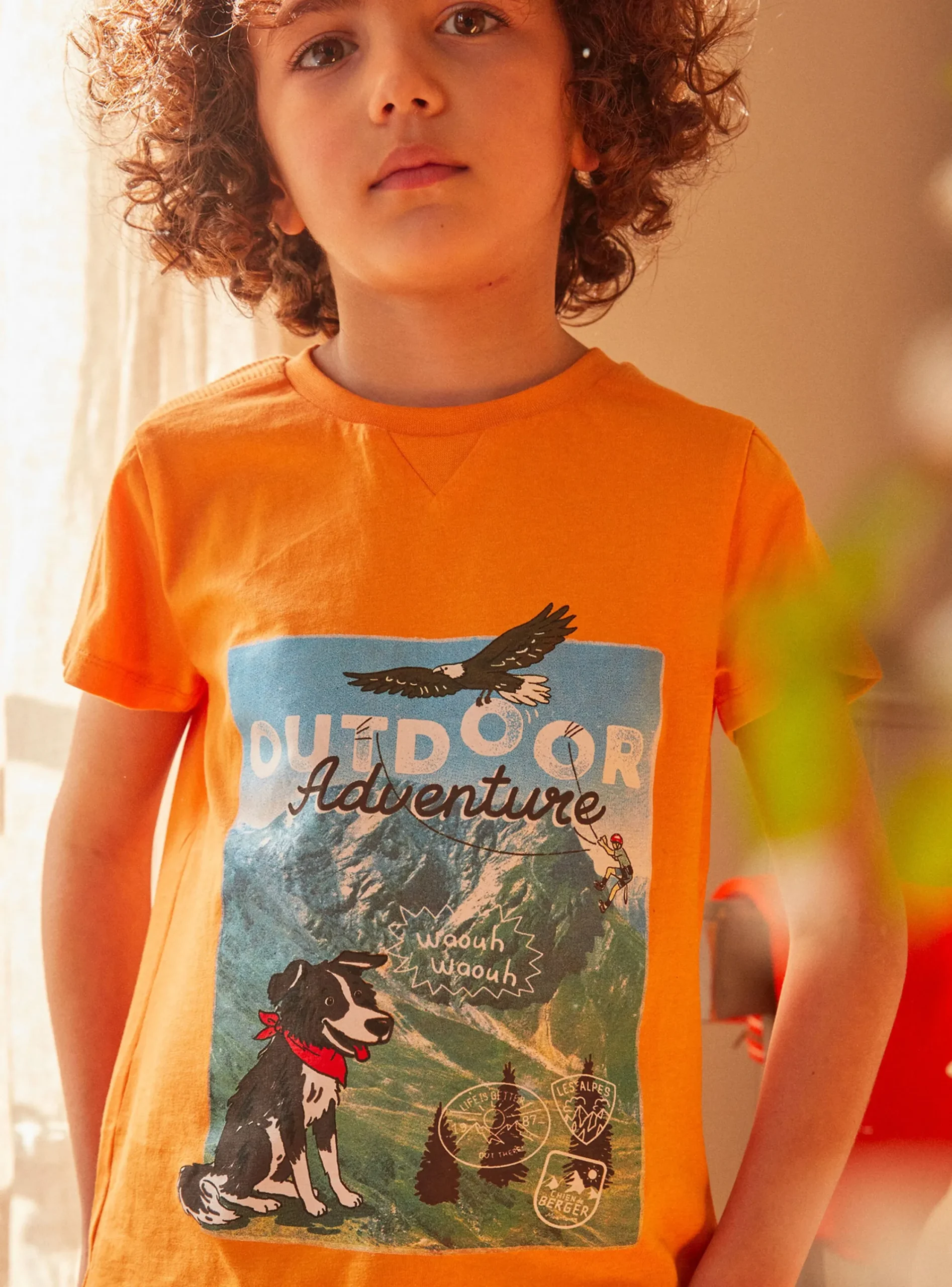 T-shirt, Polo Shirt-Sergent Major Orange TEE SHIRT SS