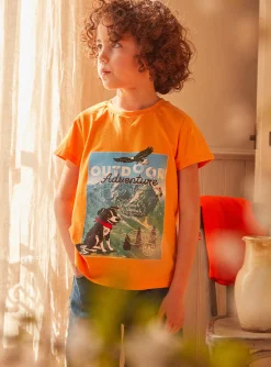 T-shirt, Polo Shirt-Sergent Major Orange TEE SHIRT SS