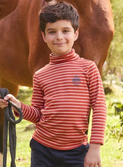 Knitwear, Sweater, Cardigan-Sergent Major Orange TURTLE NECK