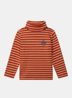 Knitwear, Sweater, Cardigan-Sergent Major Orange TURTLE NECK