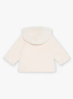 Coat, Cardigan-Sergent Major Pale pink velvet hoodie