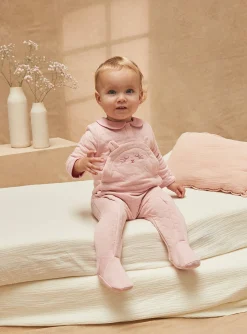 Pajamas & Rompers | Pajamas & Rompers-Sergent Major Pale rose BABYGROW