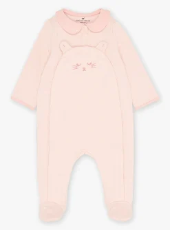 Pajamas & Rompers | Pajamas & Rompers-Sergent Major Pale rose BABYGROW