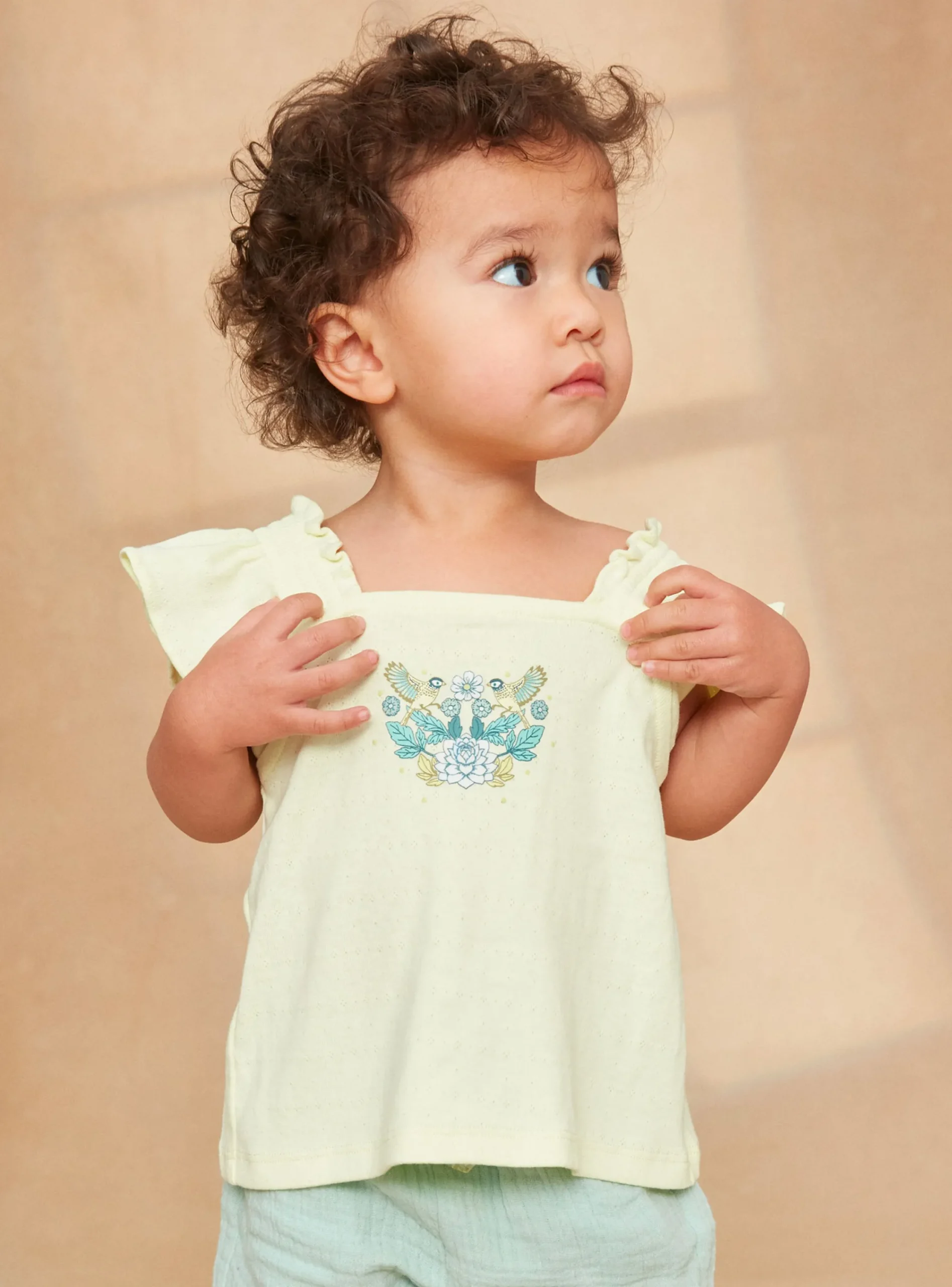 T-shirts & Shirts | T-shirts & Shirts-Sergent Major Pale yellow TEE SHIRT