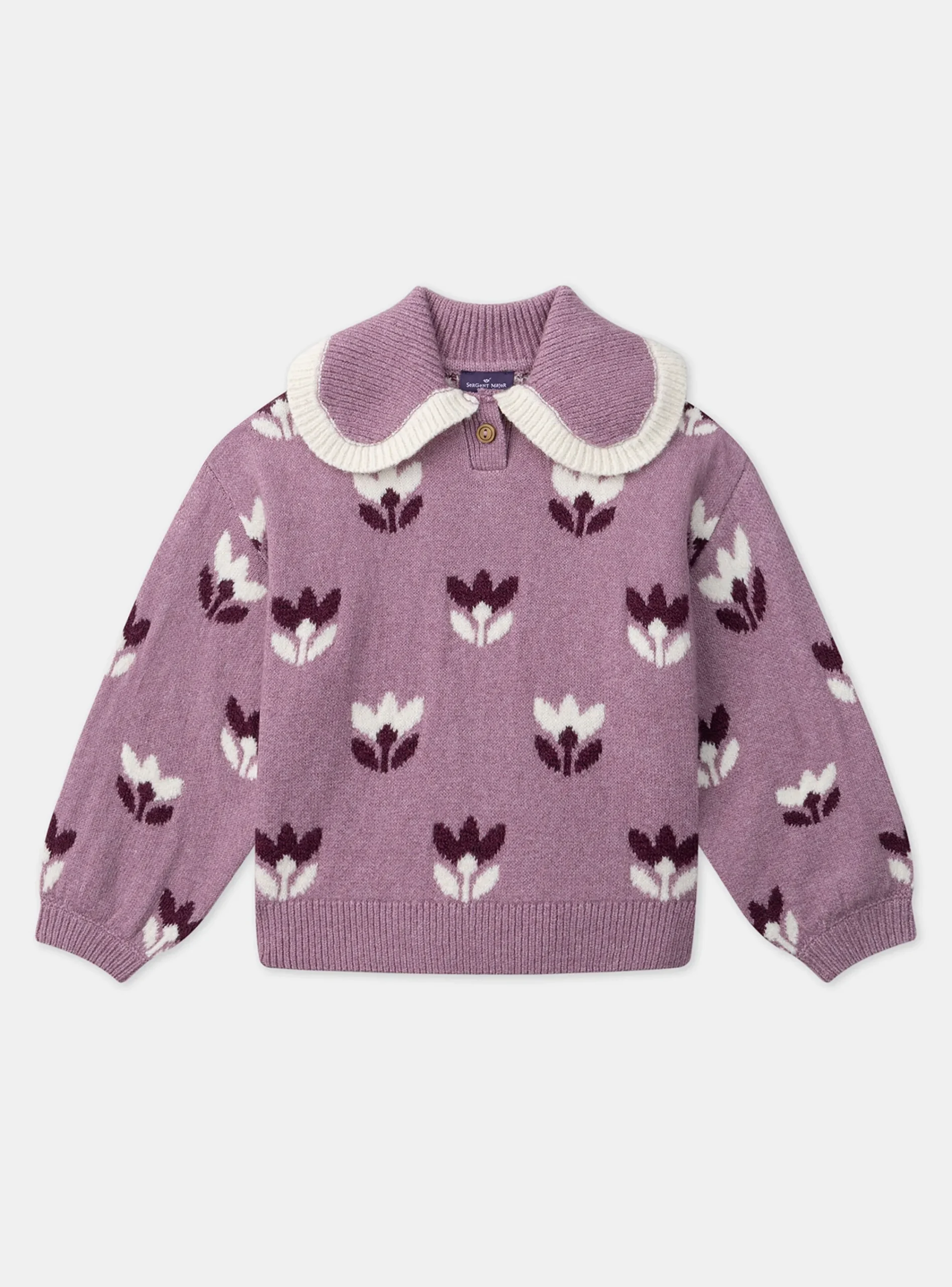 Knitwear, Sweater, Cardigan-Sergent Major Parme PULLOVER