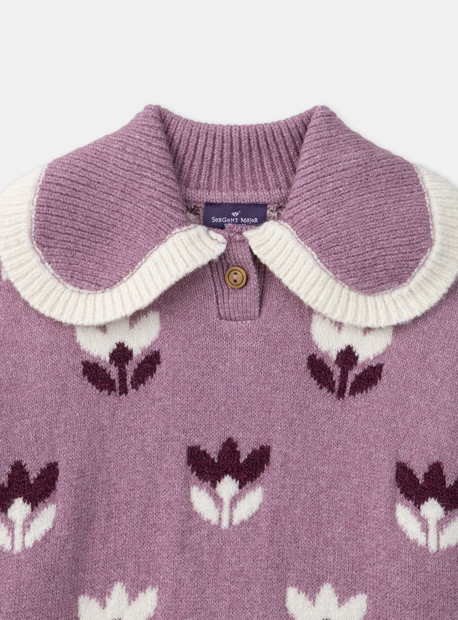 Knitwear, Sweater, Cardigan-Sergent Major Parme PULLOVER