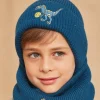Beany, Scarf & Gloves-Sergent Major Petrol blue knitted hat