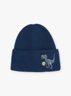 Beany, Scarf & Gloves-Sergent Major Petrol blue knitted hat