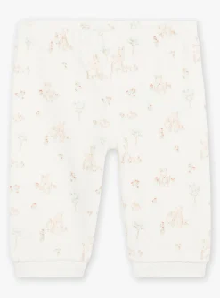 Suits And Ensembles-Sergent Major Pink and ecru velvet pajamas