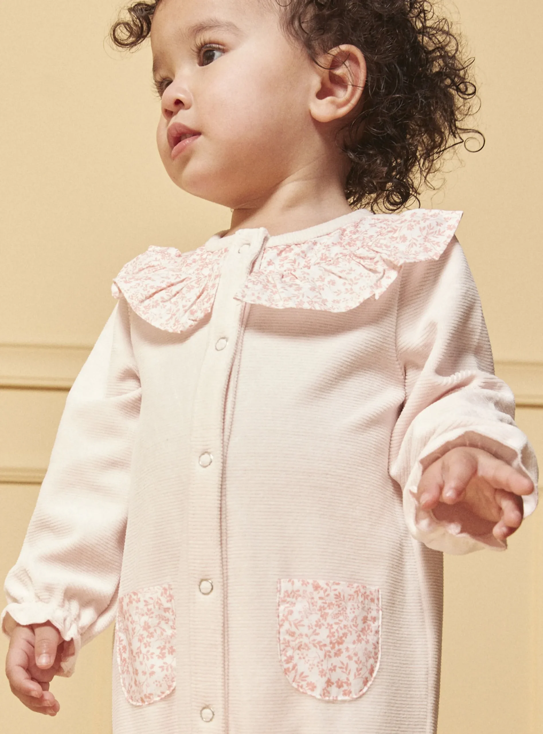 Pajamas & Rompers | Pajamas & Rompers-Sergent Major Pink BABYGROW