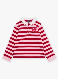 Shirt, T-shirt-Sergent Major Pink barbapapa and red striped polo shirt