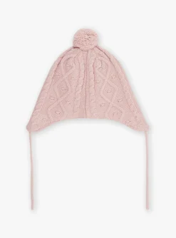 Hats, Scarves, Gloves | Hats, Scarves, Gloves-Sergent Major Pink cable knit hat