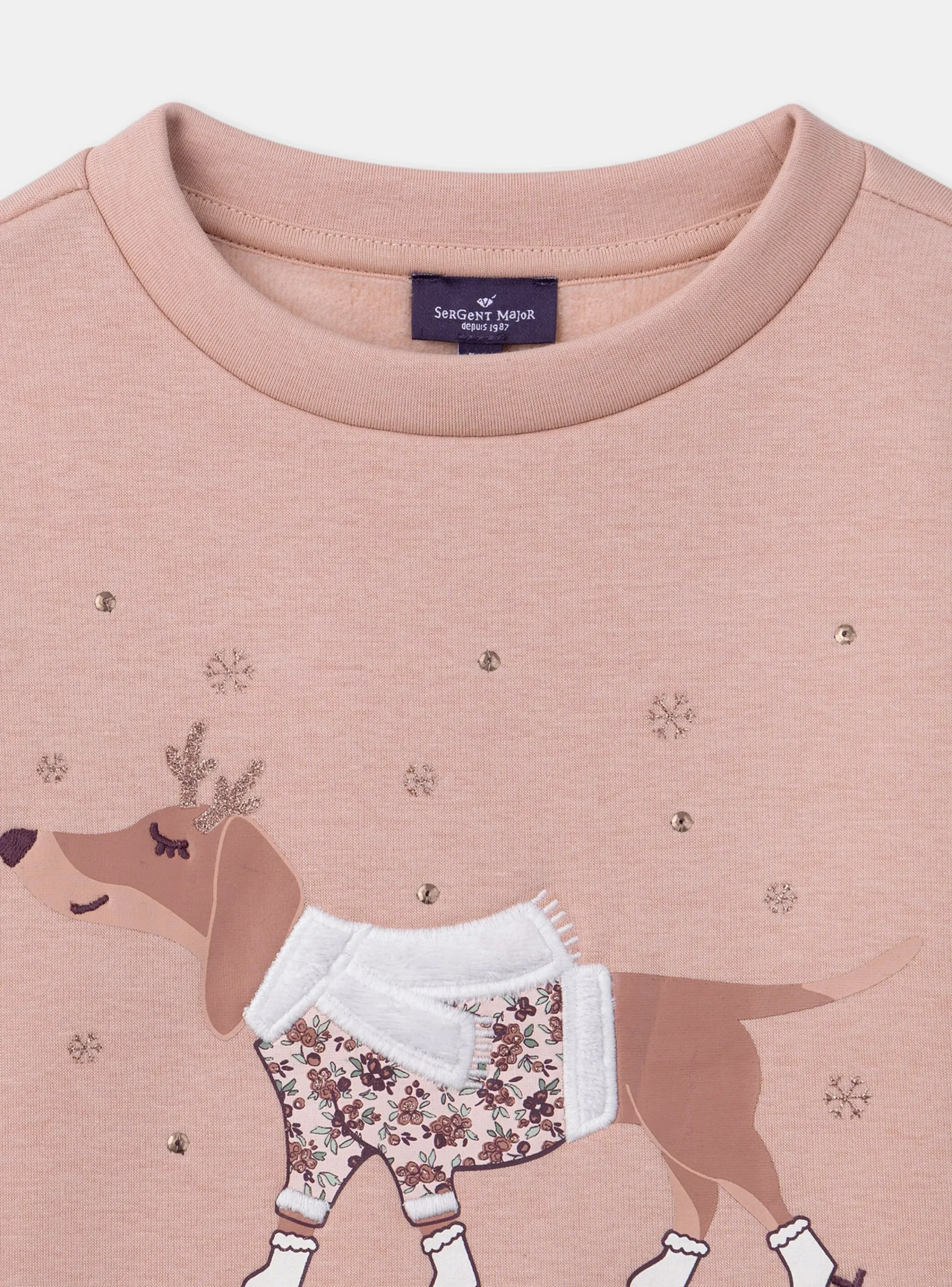 Shirt, T-shirt-Sergent Major Pink copper SWEAT SHIRT