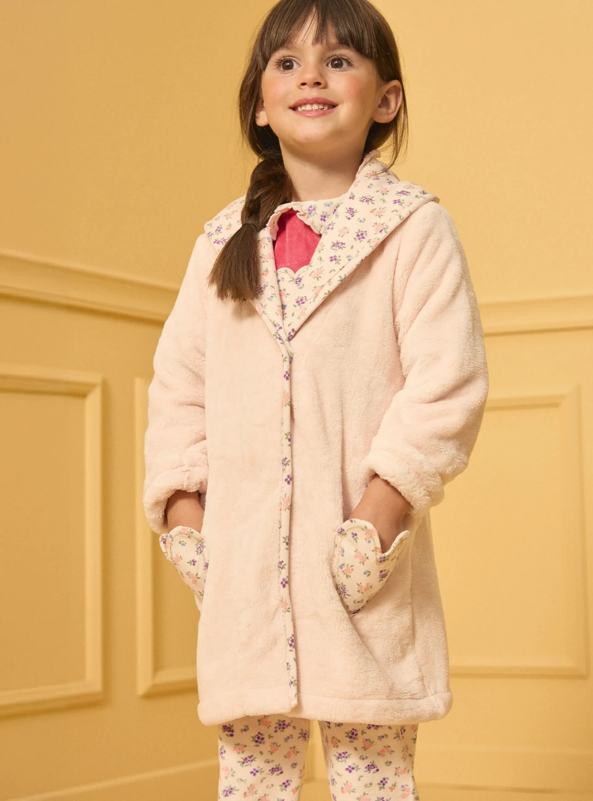 Pajamas-Sergent Major Pink DRESSING GOWN