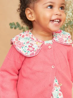 Knitwear, Sweater, Cardigan | Knitwear, Sweater, Cardigan-Sergent Major Pink knitted cardigan