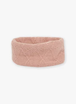 Beany, Scarf, Gloves-Sergent Major Pink knitted snood