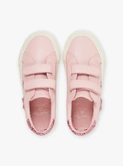 Shoes-Sergent Major Pink leather sneakers