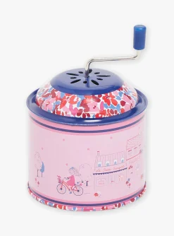 Toys & Softies-Sergent Major Pink music wheel with Paris design