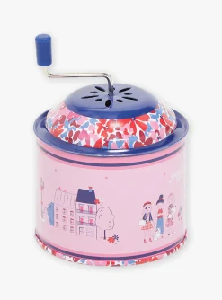 Toys & Softies-Sergent Major Pink music wheel with Paris design