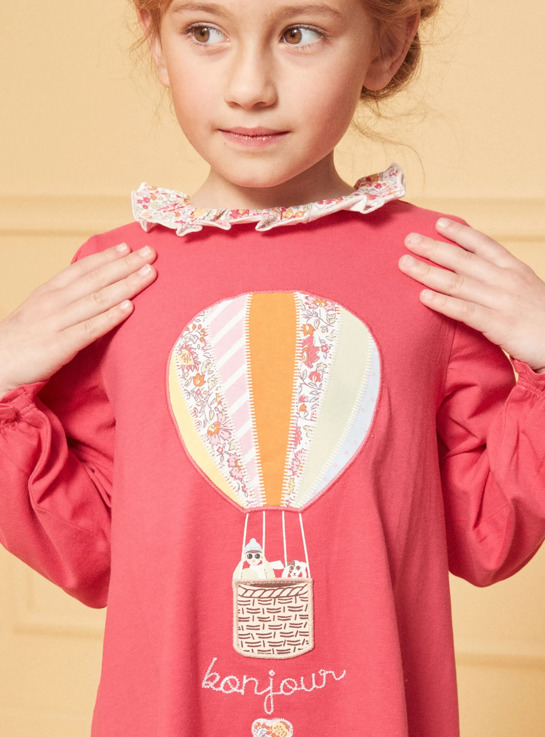 Pajamas-Sergent Major Pink NIGHT DRESS