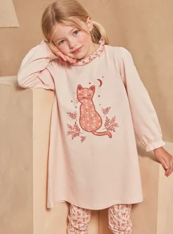 Pajamas-Sergent Major Pink nightdress and leggings