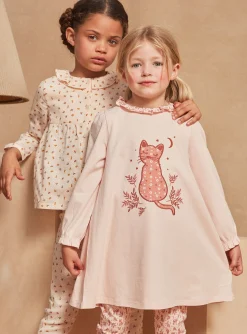 Pajamas-Sergent Major Pink nightdress and leggings